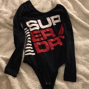 SuperDry bodysuit navy